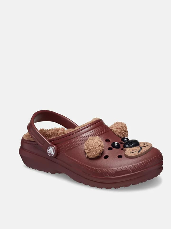 Crocs Chodaki "Classic Lined IAM" w kolorze brązowym rozmiar: 29/30