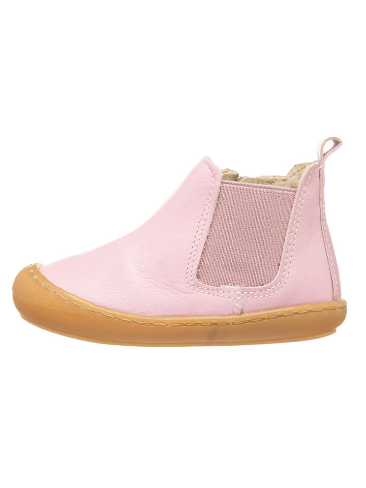 kmins Skórzane sztyblety w kolorze jasnoróżowym rozmiar: 24