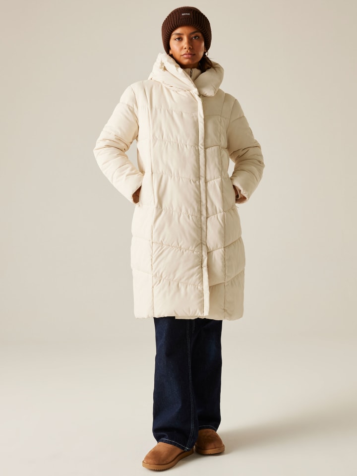 Regatta Płaszcz pikowany "Nurie" w kolorze kremowym rozmiar: 38