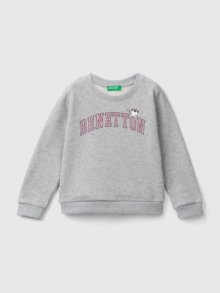 Benetton Bluza w kolorze szarym rozmiar: 82