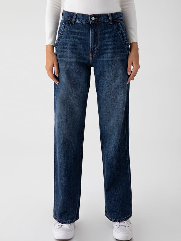 LTB Dżinsy "Lenora" - Comfort fit - w kolorze granatowym rozmiar: W28