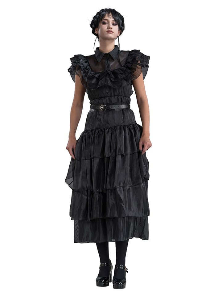 CHAKS 2-częściowy kostium "Wednesday© Prom Night" w kolorze czarnym rozmiar: L