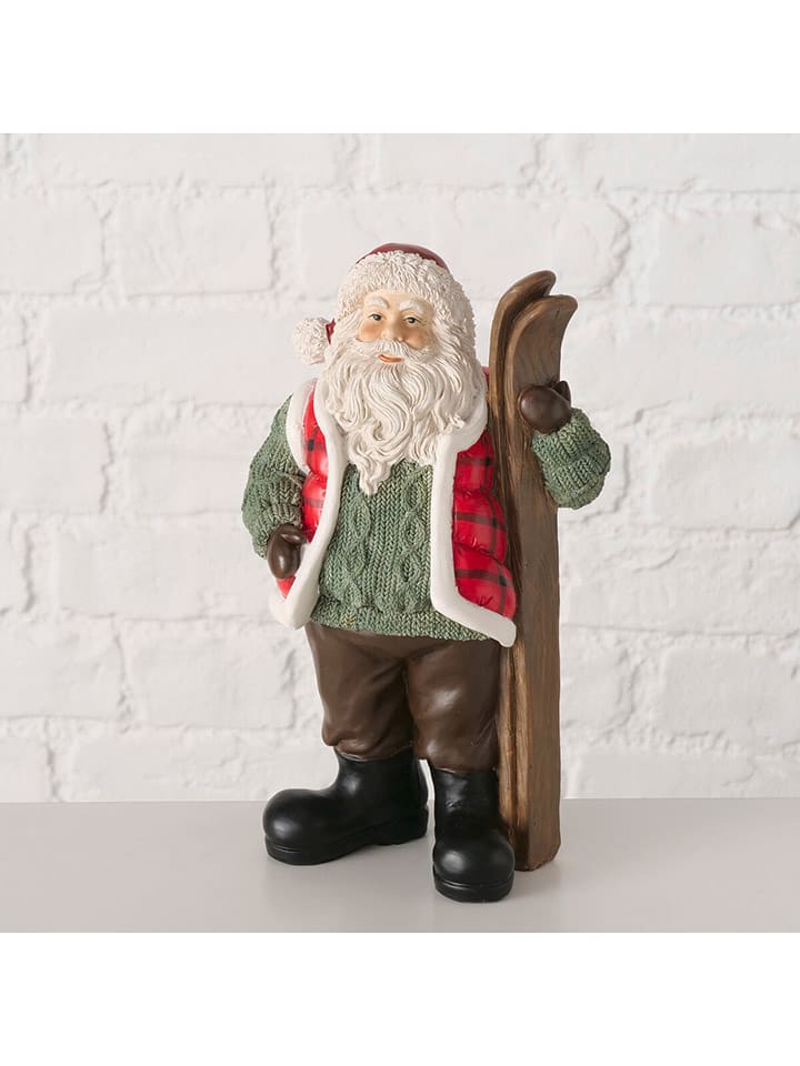 Boltze Figurka dekoracyjna "Marino" w kolorze czerwono-biało-zielonym - wys. 25 cm rozmiar: onesize