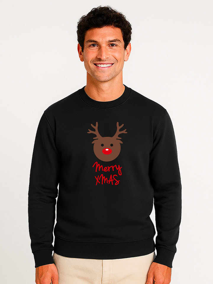 WOOOP Bluza "Merry Xmas" w kolorze czarnym rozmiar: XL