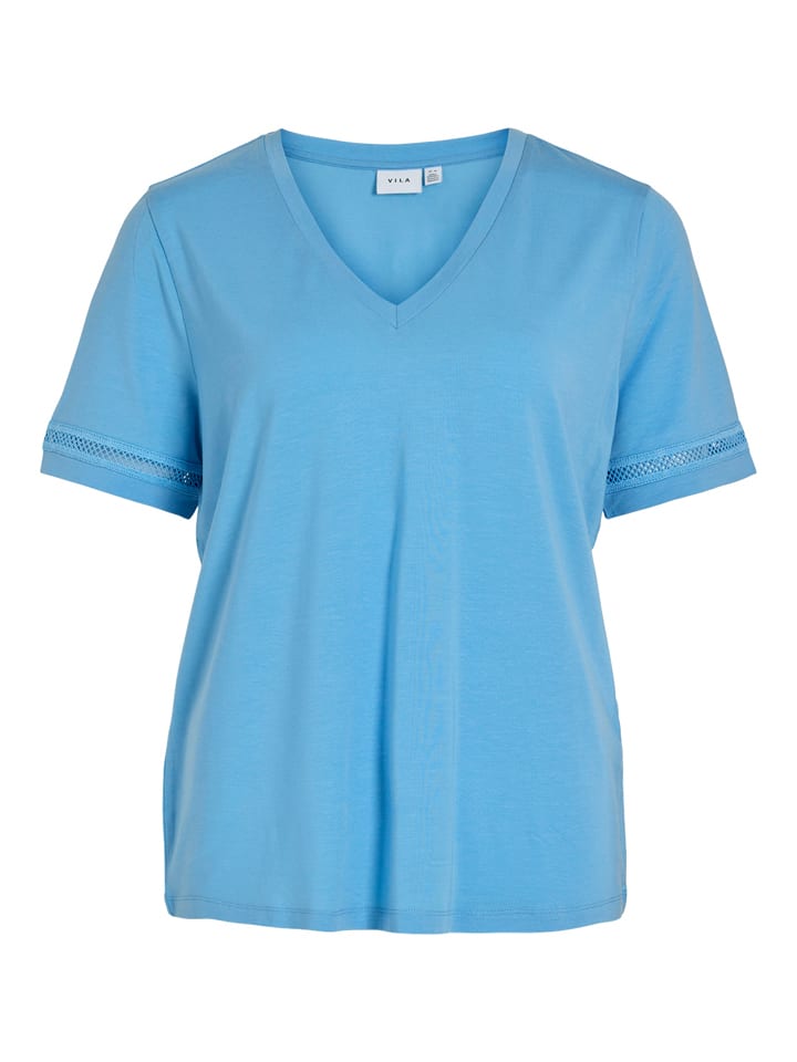 Vila Koszulka w kolorze błękitnym rozmiar: XS