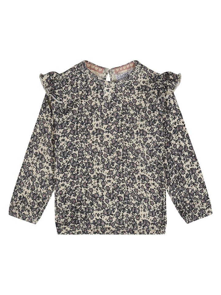 Dirkje Koszulka w kolorze beżowo-antracytowym rozmiar: 86