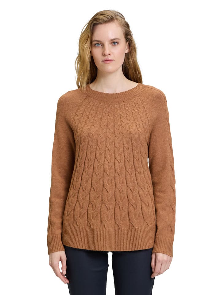 Betty Barclay Sweter w kolorze jasnobrązowym rozmiar: 46