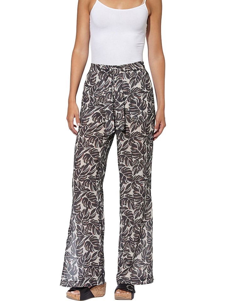 Heine Spodnie w kolorze kremowo-brązowym rozmiar: 36