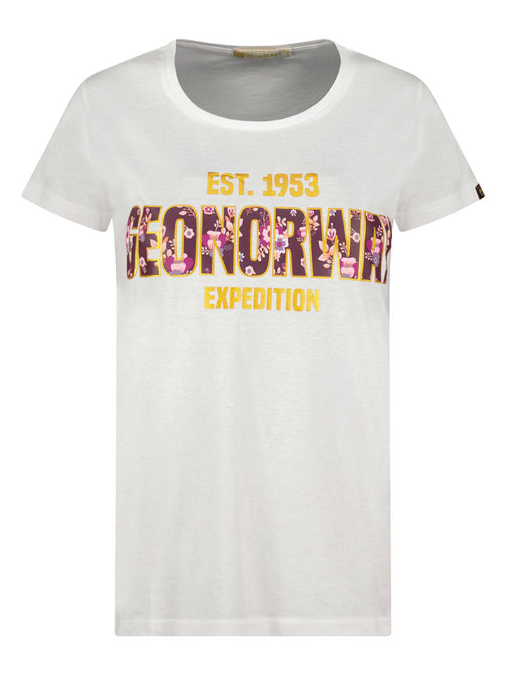 Geographical Norway Koszulka "Jarenne" w kolorze białym rozmiar: XXL