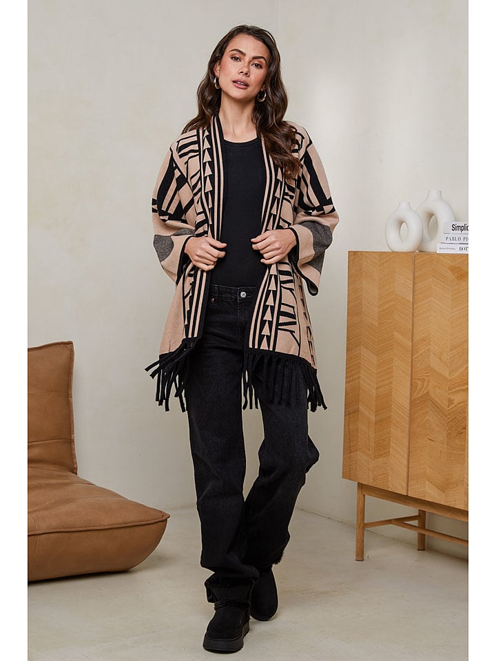 Soft Cashmere Kardigan w kolorze jasnobrązowym rozmiar: 38/40