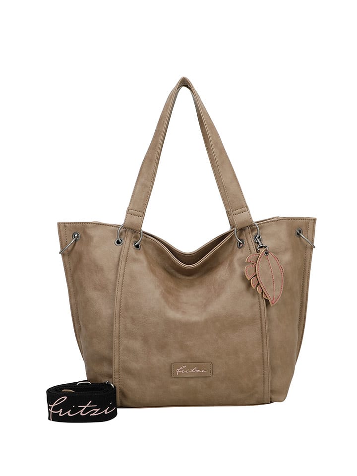 Fritzi aus Preußen Shopper bag w kolorze jasnobrązowym - 54 x 33,5 x 12,5 cm rozmiar: onesize