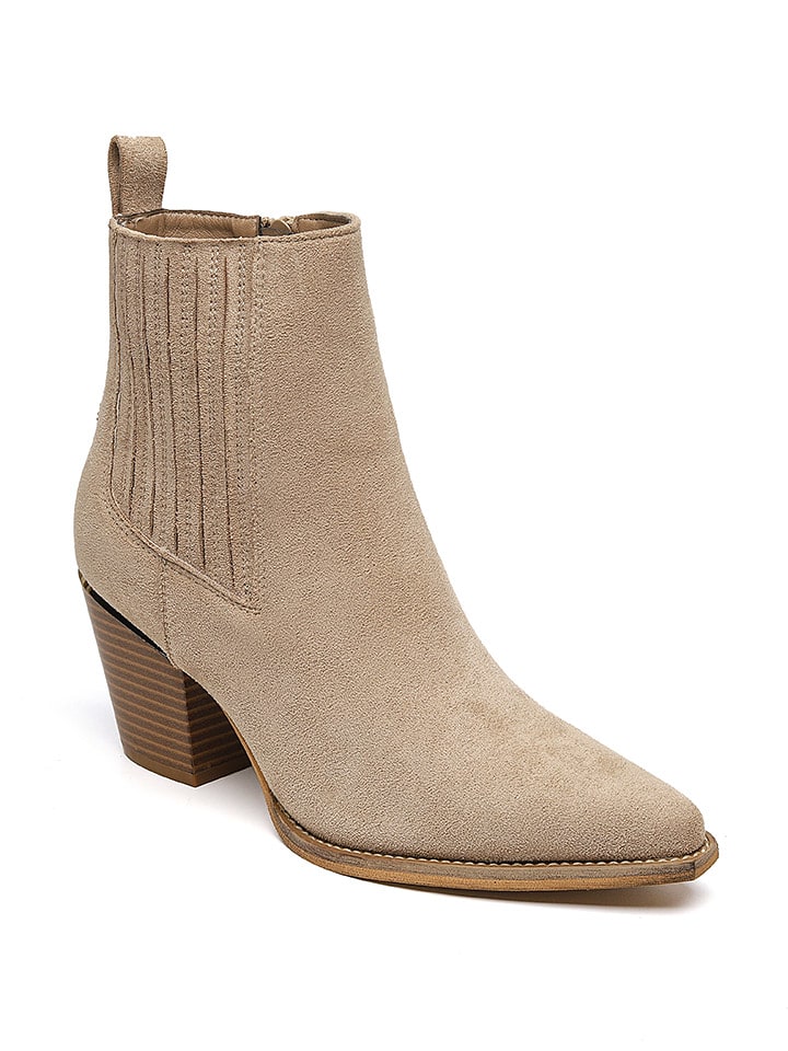 Sixth Sens Botki w kolorze beżowym rozmiar: 37