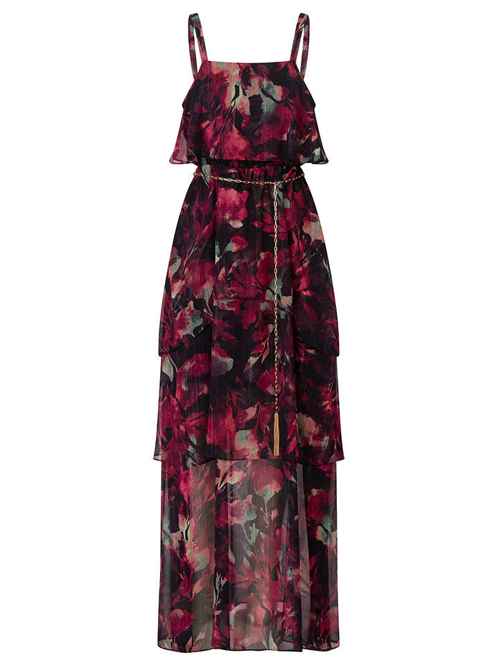 APART Sukienka w kolorze czarno-różowym rozmiar: 40