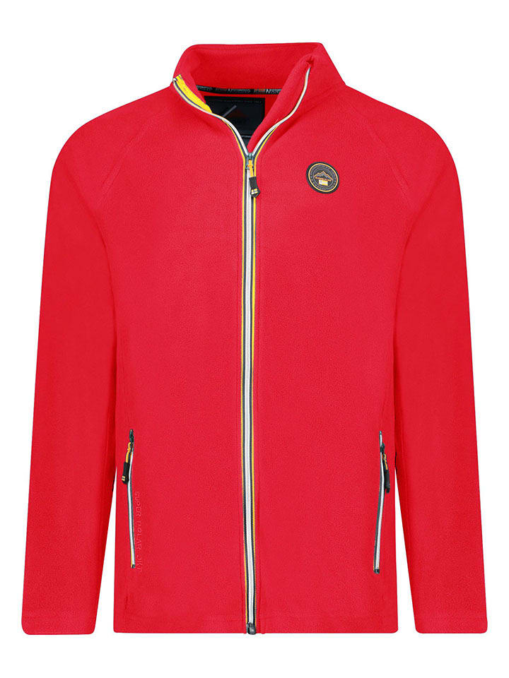 Geographical Norway Kurtka polarowa "Tugim" w kolorze czerwonym rozmiar: M
