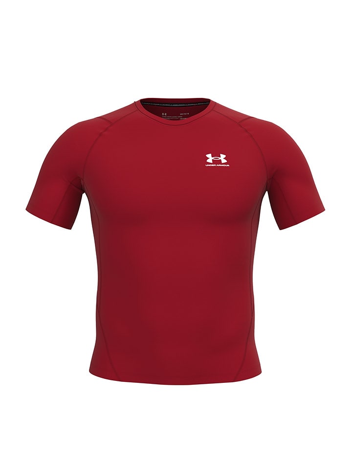 Under Armour Koszulka funkcyjna "Comp" w kolorze czerwonym rozmiar: M