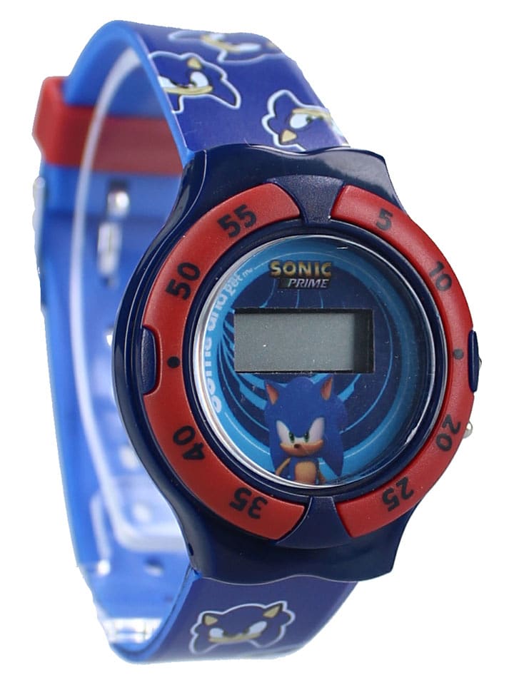 Sonic Zegarek "Sonic Kids Time!" w kolorze niebieskim dla dzieci rozmiar: onesize