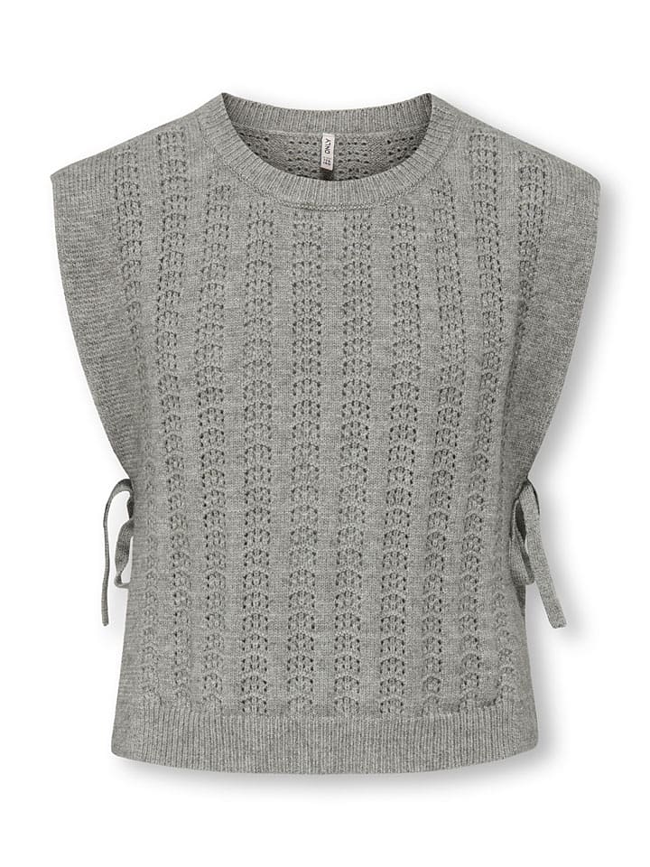 KIDS ONLY Bezrękawnik "Katia" w kolorze szarym rozmiar: 122/128