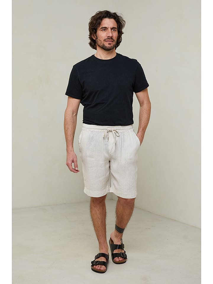 Lin Passion Szorty w kolorze kremowym rozmiar: M/L