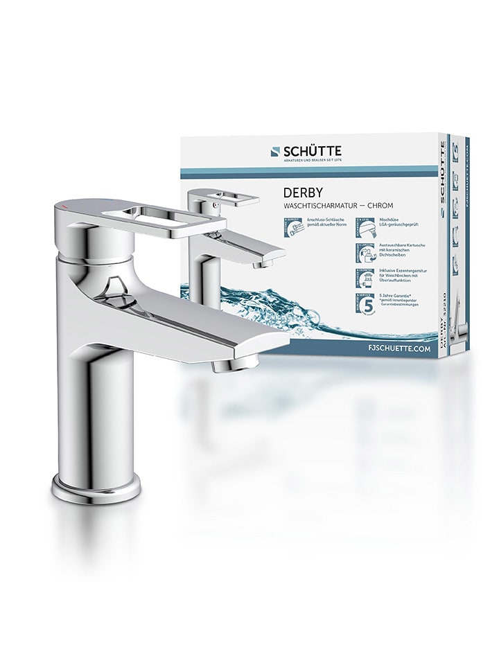 Schütte Bateria umywalkowa "Derby" w kolorze srebrnym rozmiar: onesize