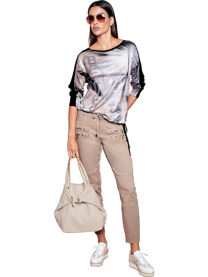 Heine Bluzka w kolorze szaro-czarnym rozmiar: 48