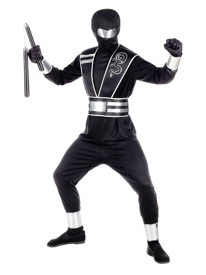 Carnival Party 6-częściowy kostium w kolorze czarnym rozmiar: 140