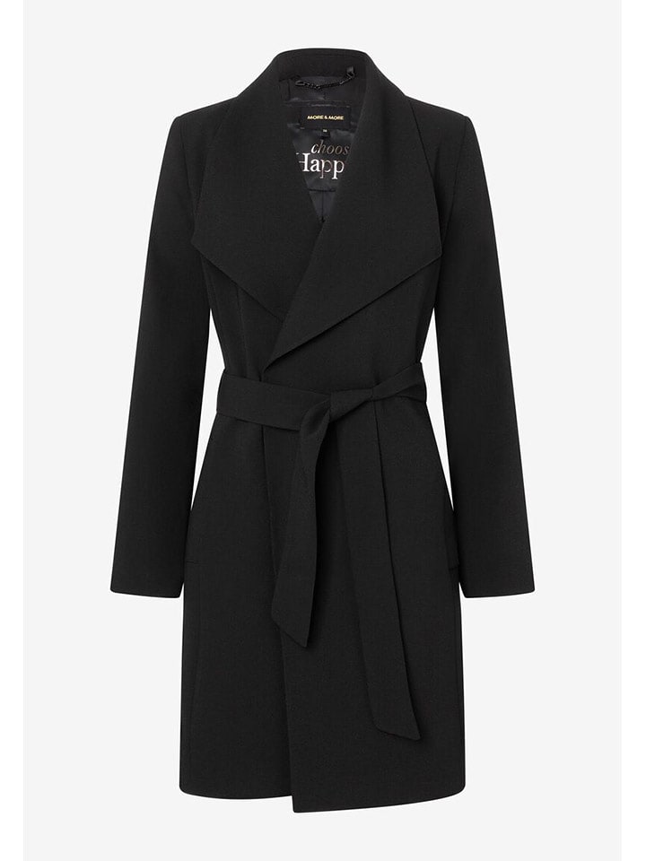 More & More Płaszcz przejściowy w kolorze czarnym rozmiar: 36