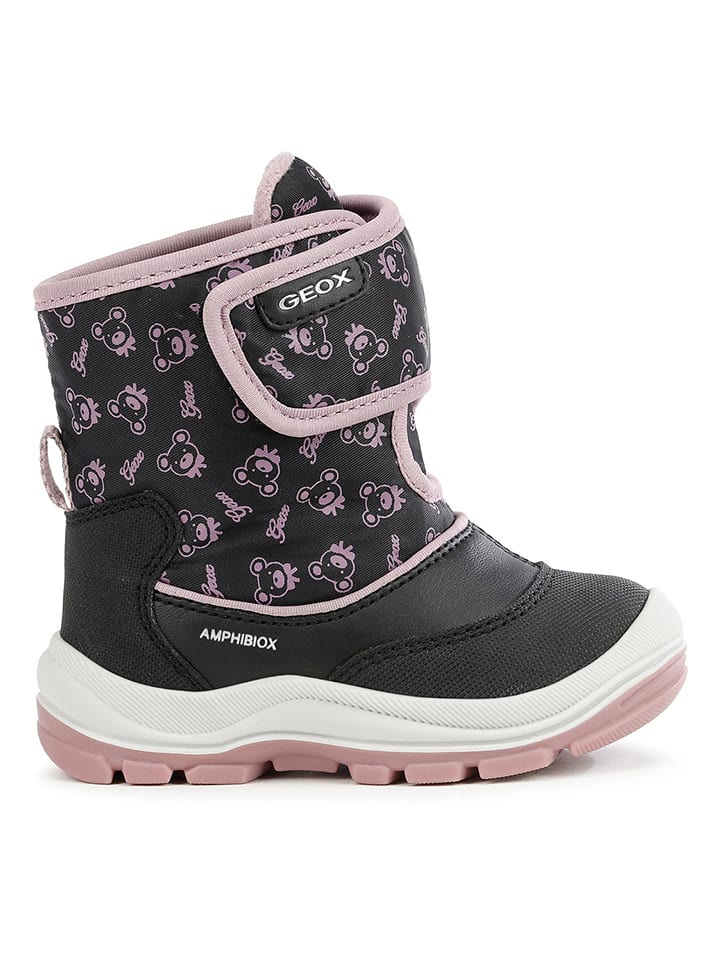 Geox Botki zimowe "Flanfil" w kolorze czarnym rozmiar: 20