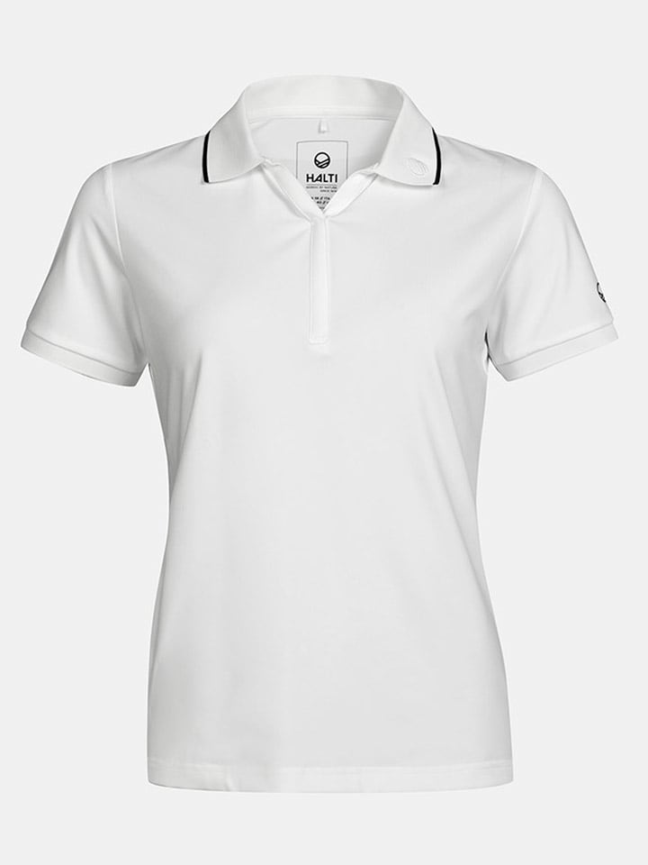 Halti Funkcyjna koszulka polo "Swingi" w kolorze białym rozmiar: 36