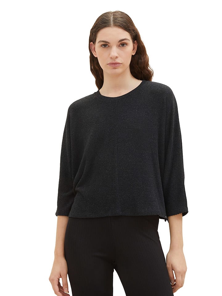 Tom Tailor Koszulka w kolorze antracytowym rozmiar: XS