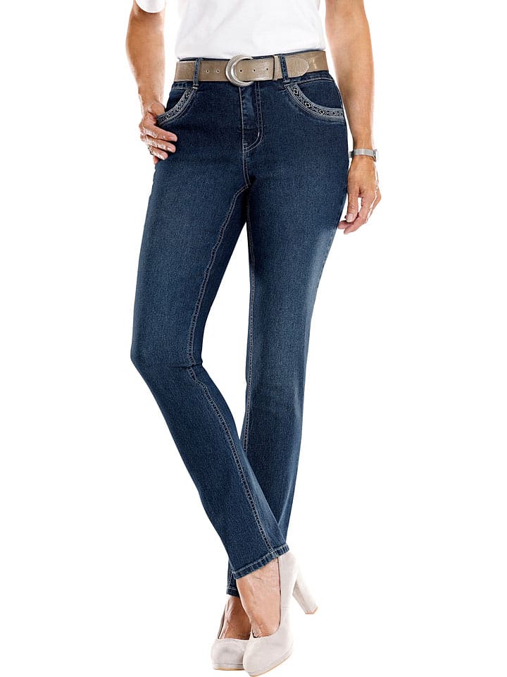 WITT WEIDEN Dżinsy - Slim fit - w kolorze granatowym rozmiar: 52