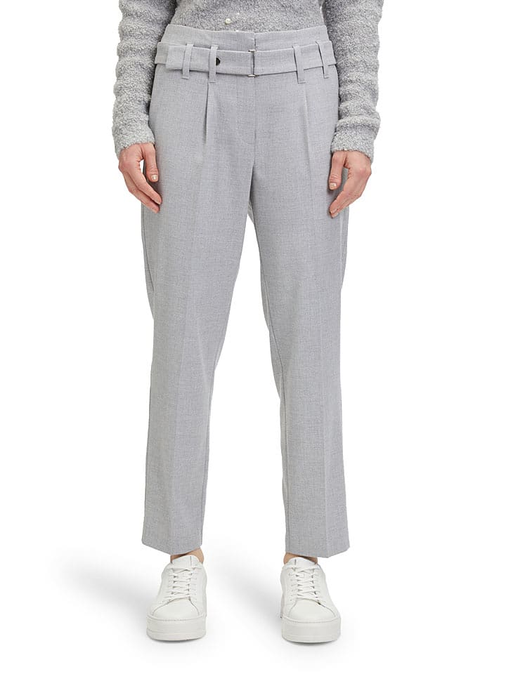 BETTY & CO Spodnie w kolorze szarym rozmiar: 38