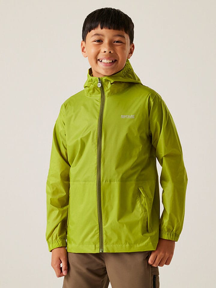 Regatta Kurtka funkcyjna "Pack it" w kolorze zielonym rozmiar: 158