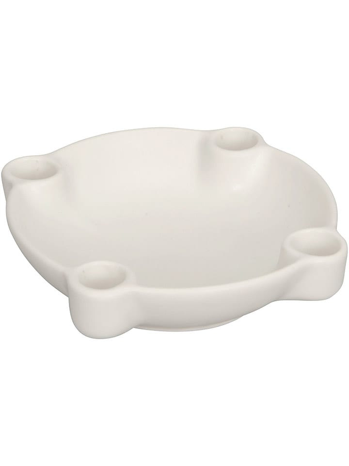 POSIWIO Świecznik w kolorze białym - Ø 18,5 cm rozmiar: onesize