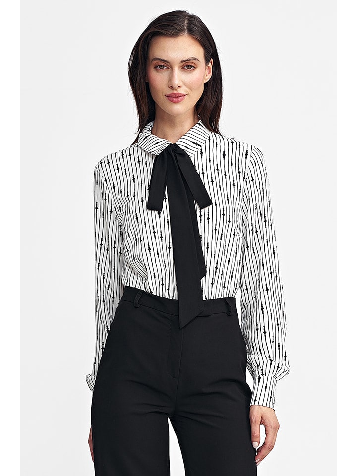 Nife Bluzka w kolorze kremowym rozmiar: 38