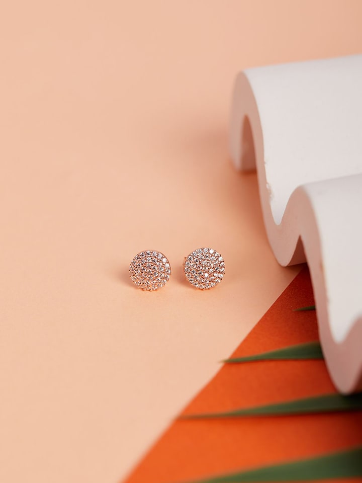 Lodie Silver Srebrne kolczyki-wkrętki z cyrkoniami rozmiar: onesize