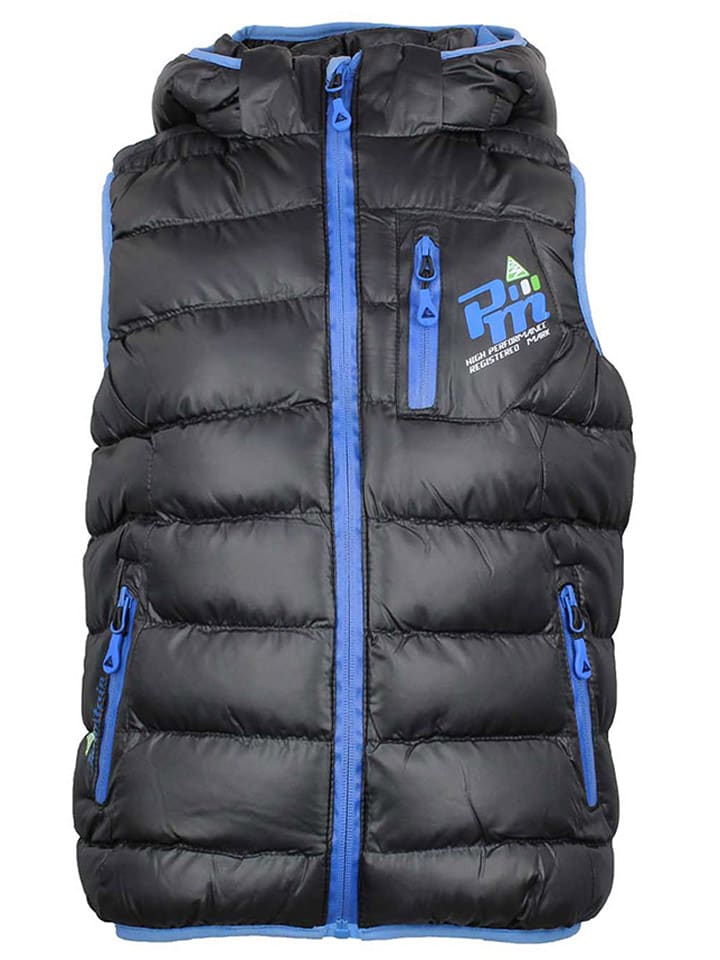 Peak Mountain Kamizelka pikowana w kolorze czarnym rozmiar: 140