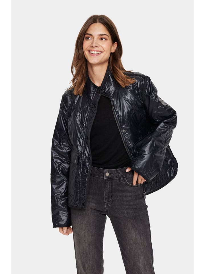 SAINT TROPEZ Kurtka przejściowa w kolorze czarnym rozmiar: XXL