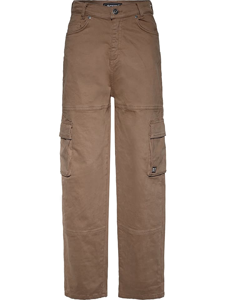 Blue Effect Bojówki w kolorze brązowym rozmiar: 146