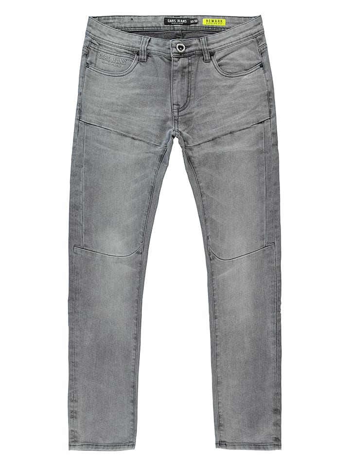 Cars Jeans Dżinsy "Newark" - Tapered fit - w kolorze szarym rozmiar: W31/L34