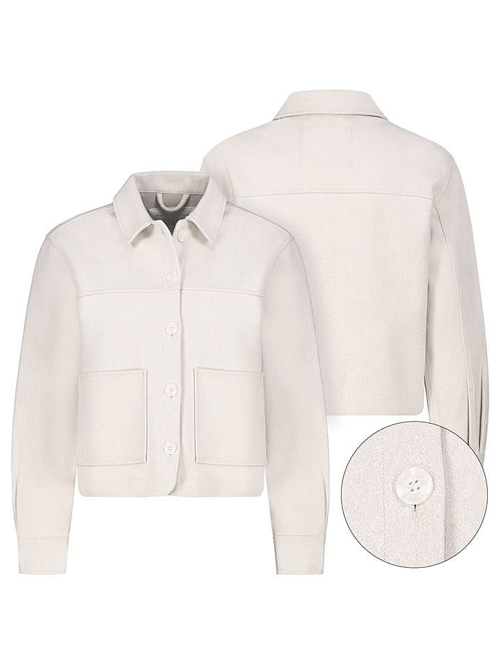 Sublevel Kurtka koszulowa w kolorze kremowym rozmiar: XL