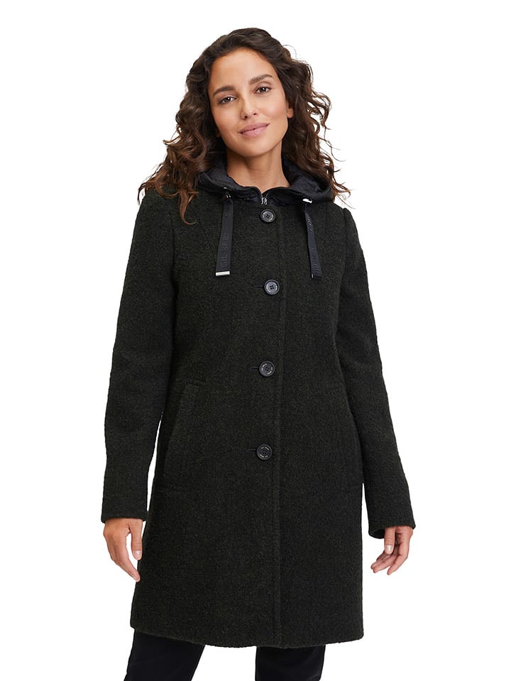 Gil Bret Płaszcz przejściowy w kolorze czarno-oliwkowym rozmiar: 42