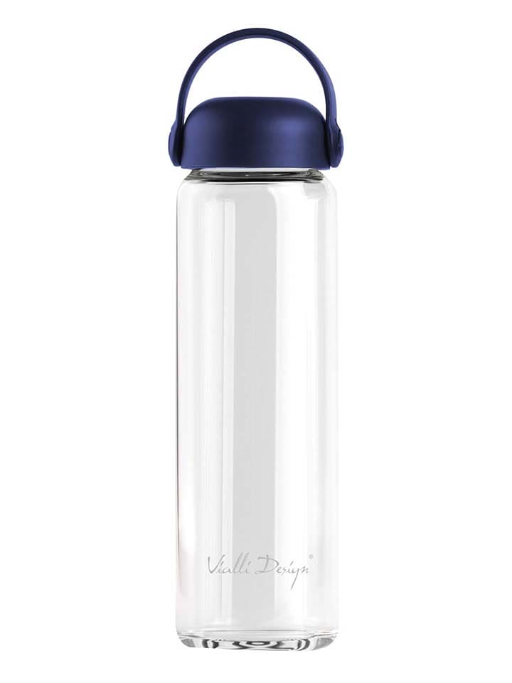 Vialli Design Bidon "Fuori" w kolorze granatowym - 540 ml rozmiar: onesize