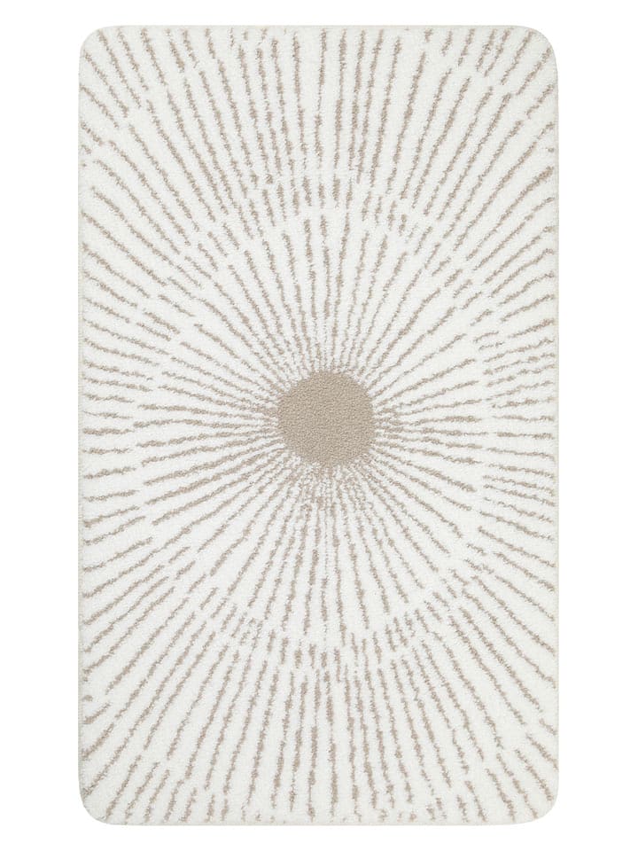 Wecon Home Dywanik łazienkowy "Basics Jasbeer" w kolorze biało-beżowym rozmiar: 60x100 cm
