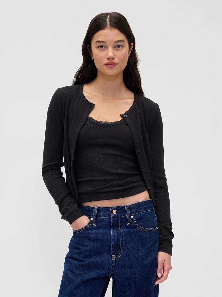 GAP Kardigan w kolorze czarnym rozmiar: XXS