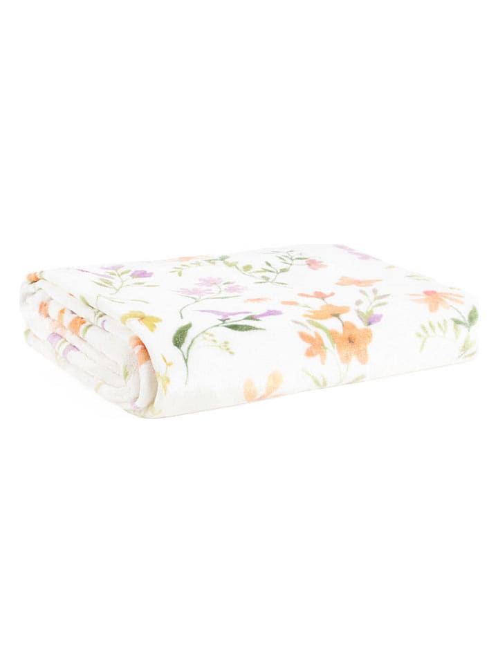 Homla Koc w kolorze biało-fioletowo-pomarańczowym - 200 x 150 cm rozmiar: onesize