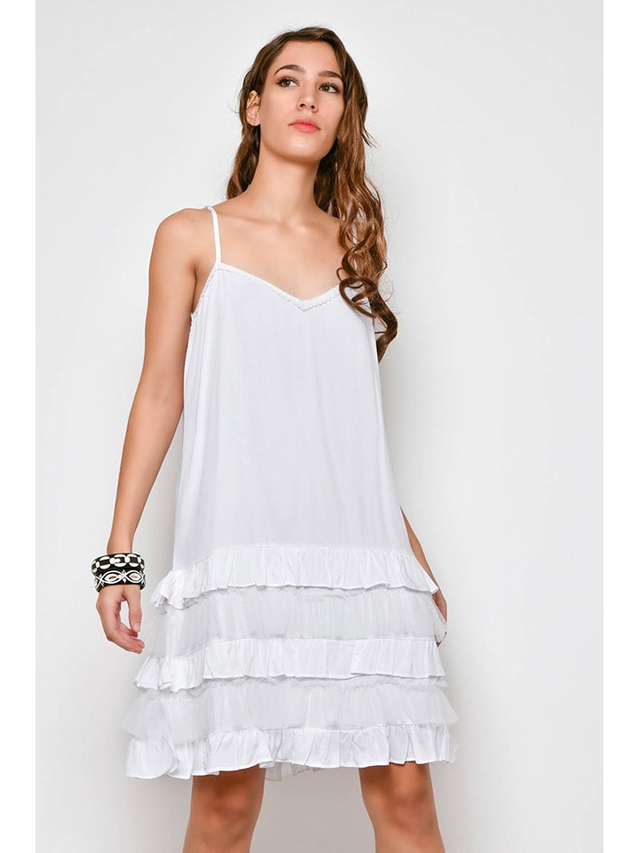 H.H.G. Sukienka w kolorze białym rozmiar: M