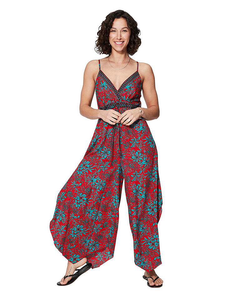 Ipanima Kombinezon w kolorze turkusowo-czerwonym rozmiar: 34-40