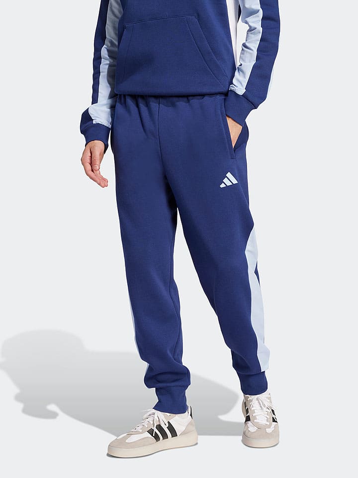 adidas Spodnie dresowe w kolorze granatowym rozmiar: M