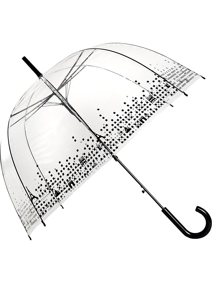 SMATI Parasol "Paris Monuments" w kolorze czarnym - Ø 81 cm rozmiar: onesize