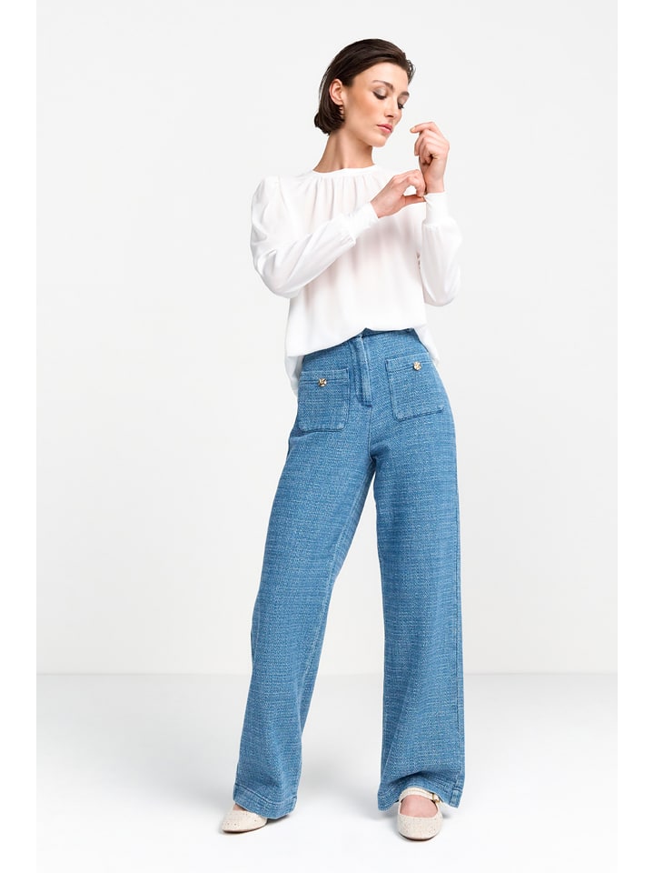 Rich & Royal Bluzka w kolorze białym rozmiar: L